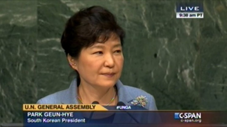 South Korean president Park Geun-hy. - YOUTUBE