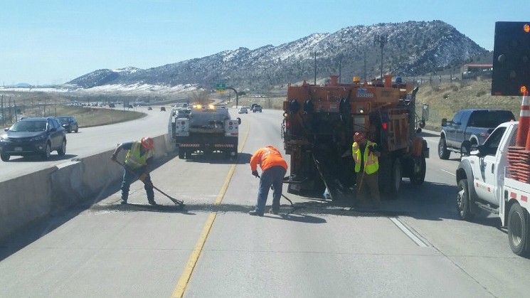CDOT crews try to patch potholes as soon as possible after receiving reports. - COLORADO DEPARTMENT OF TRANSPORTATION