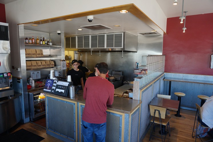 The order counter will be updated to match Chipotle's other stores. - MARK ANTONATION
