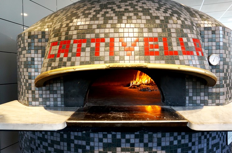 The wood-burning oven at Cattivella turns out far more than just pizza. - MARK ANTONATION