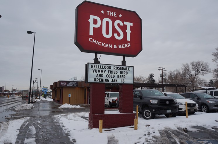 The Post Chicken & Beer says hello to the Rosedale neighborhood. - MARK ANTONATION