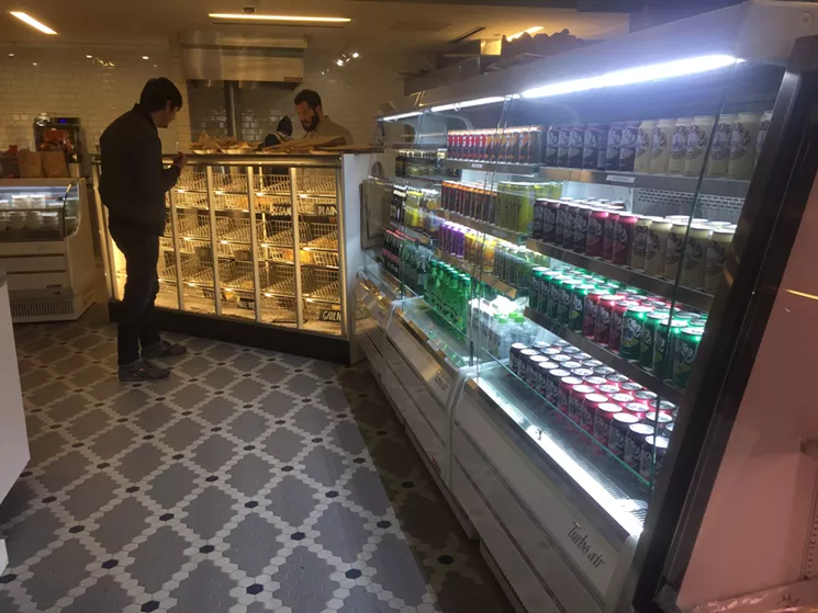 Dr. Brown's sodas and other East Coast deli items are part of the retail section at the new Rosenberg's. - VERONICA PENNEY