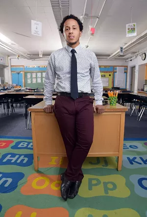 Michael Diaz-Rivera found his calling as an educator after working at a family fun center. - ANTHONY CAMERA