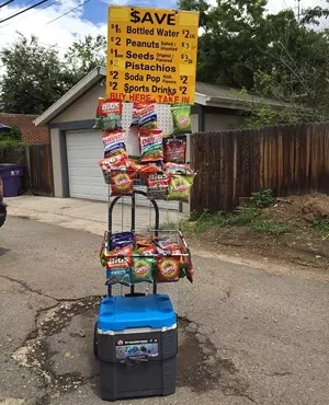 Approved in 2015, nixed in 2017: One of the dollies used by Mark Vosika's disabled peddlers. - COURTESY OF MARK VOSIKA