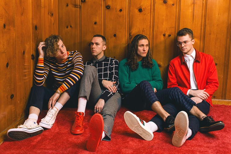 COIN drummer Ryan Winnen (second from left) discusses his band's journey, ahead of its main-stage set at this year's Westword Music Showcase. - ZACHARY GRAY