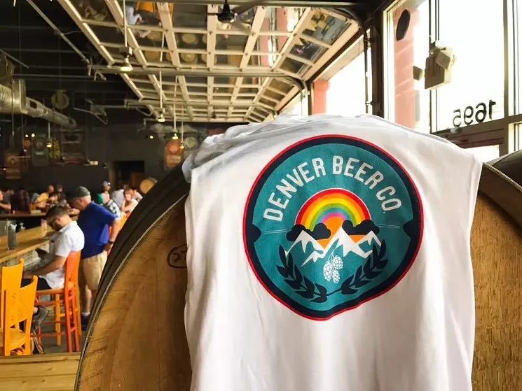 Denver Beer Co. will celebrate Pride with a charitable spin class that includes a free beer. - DENVER BEER CO