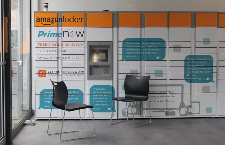 Let's sit right here and talk about the virtues of Amazon Prime. - SOUNDERBRUCE AT FLICKR