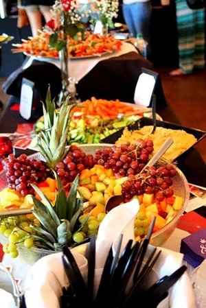 Cliff Young's spread at the first Sweet Leaf party. - COURTESY SWEET LEAF