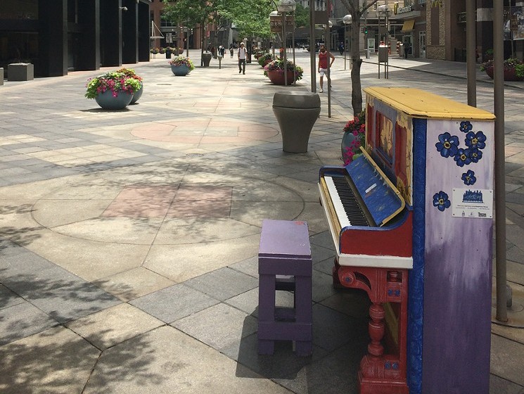 The pianos are a nice touch. Let's do more of that. - WESTWORD