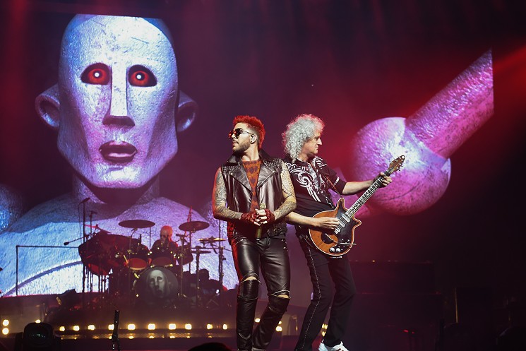 Queen + Adam Lambert performed at Pepsi Center, on July 6, 2017. - MILES CHRISINGER