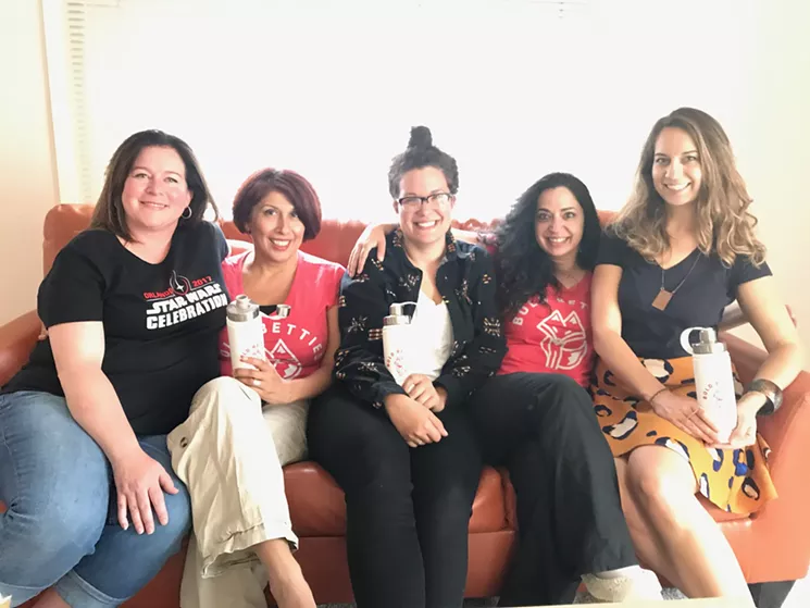 The Bold Betties team (from left): Sommer Rains, COO and co-founder; Arezou Zarafshan, CMO and co-founder; Natalie Anderson, community and partnership coordinator; Niki Kourbourlis, CEO and founder; Susanna Nilsson, director of community and partnerships. - COURTESY BOLD BETTIES