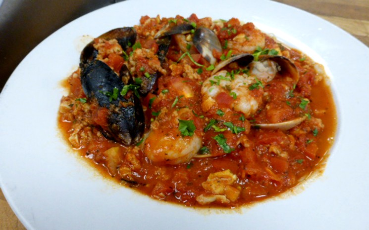 Favorites include the seafood platter over pasta. - KEN HOLLOWAY