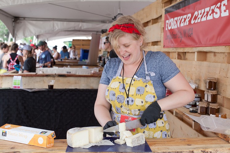 Colorado cheese at the Taste Marketplace. - JACQUELINE COLLINS