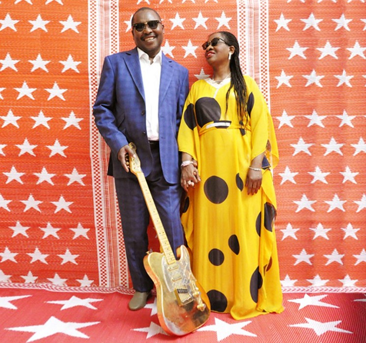 Another angle on Amadou & Mariam. - PHOTO BY HASSAN HAJJAJ