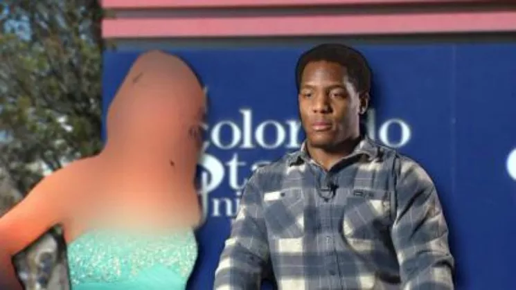 A CBS4 image of Neal juxtaposed with a disguised photo of the woman with whom he had the sexual encounter. - CBS4 FILE IMAGE