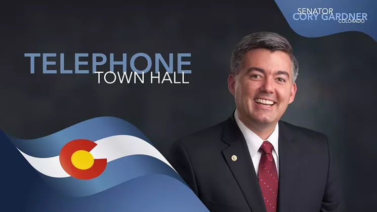 Cory Gardner's solution to acrimonious live town hall meetings is a telephone version. - GARDNER.SENATE.GOV