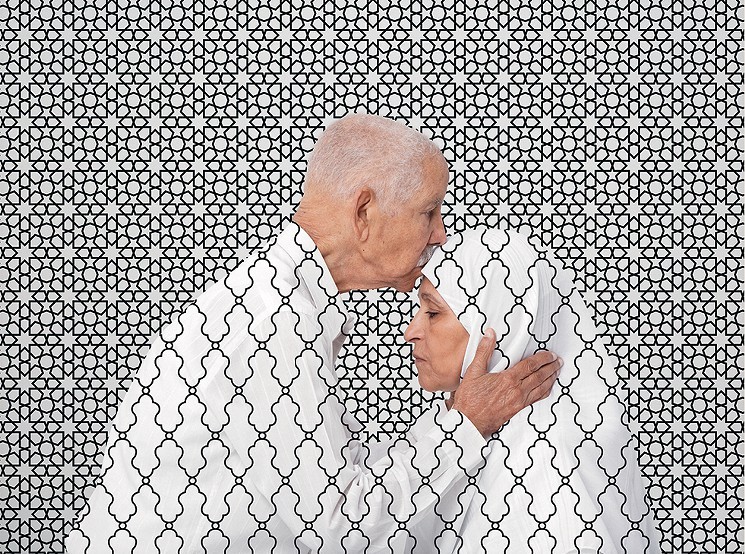 Arwa Abouon, “I’m Sorry, I Forgive You” (detail), photograph/ diptych, 2012 - ARWA ABOUON, COURTESY OF CENTER FOR VISUAL ART