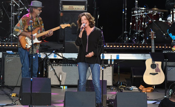 Amy Grant performed during the Colorado Music Hall of Fame show at Fiddler's Green on August 13, 2017. - MILES CHRISINGER