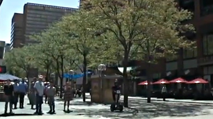 The 16th Street Mall at a peaceful moment. - FOX31