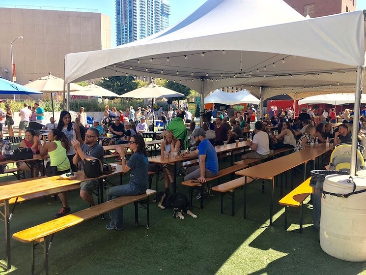 Skyline Beer Gardens turns into RiNo this weekend. - COURTESY OF DOWNTOWN DENVER PARTNERSHIP