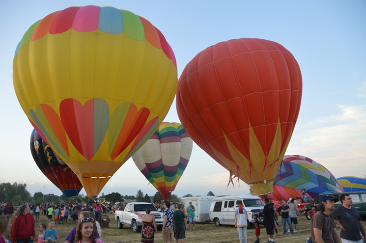 We love the smell of hot air balloons in the morning. - WESTWORD FILE PHOTO.