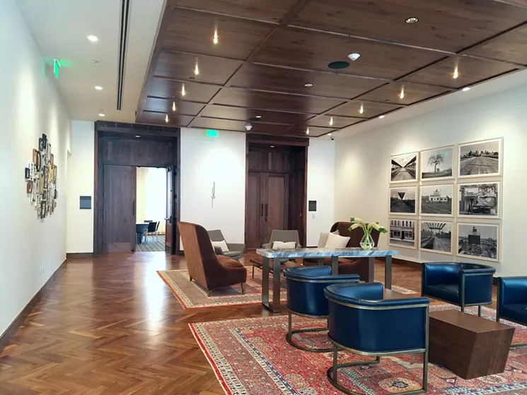 A downtown Denver hotel lobby (the Born Hotel) like one where you might find Mario Acevedo at work. - LINNEA COVINGTON