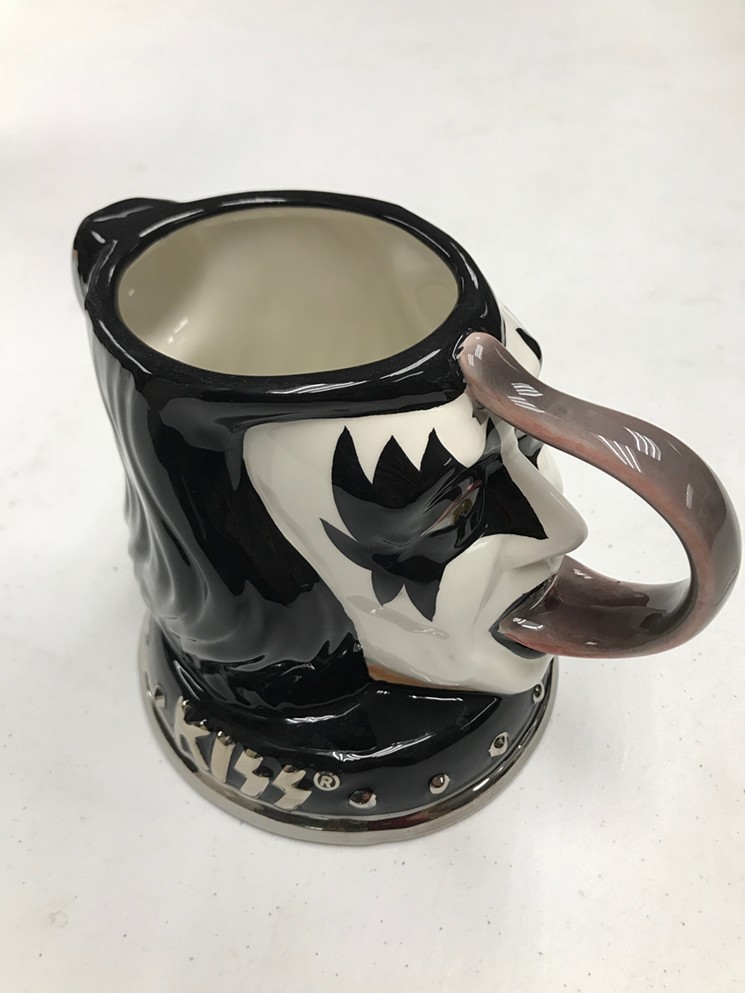 If you want to "Rock and Roll All Nite," you'll need caffeine (or something stronger) in this KISS mug. - COURTESY ARC