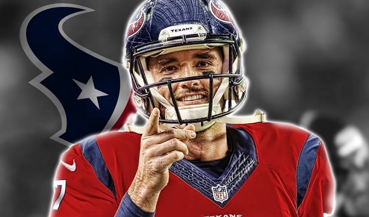 An image of Brock Osweiler tweeted in March 2016, back when Texans fans were actually happy about his signing. - @DTEXANZ FILE PHOTO