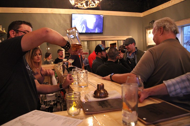 Get to the saloon before it's gone. - STATE 38 DISTILLING'S THE CORNER SALOON