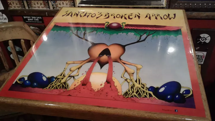 Tabletop art is just one of the many varieties of art on display at Sancho's Broken Arrow. - SARAH MCGILL