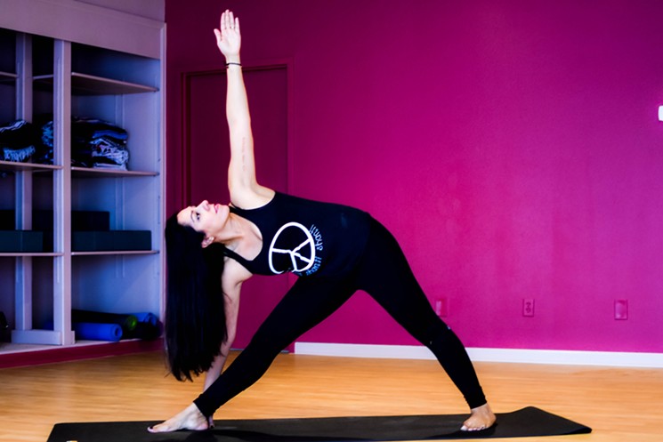 Tava Yoga instructor Christina Pischel. - CHRISTINA PISCHEL
