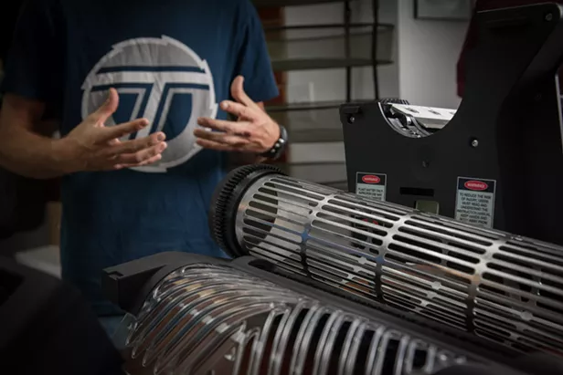 Eric Singleton goes over which trimming machines are best for certain scales of operation. - COURTESY OF THE TRIMMER STORE