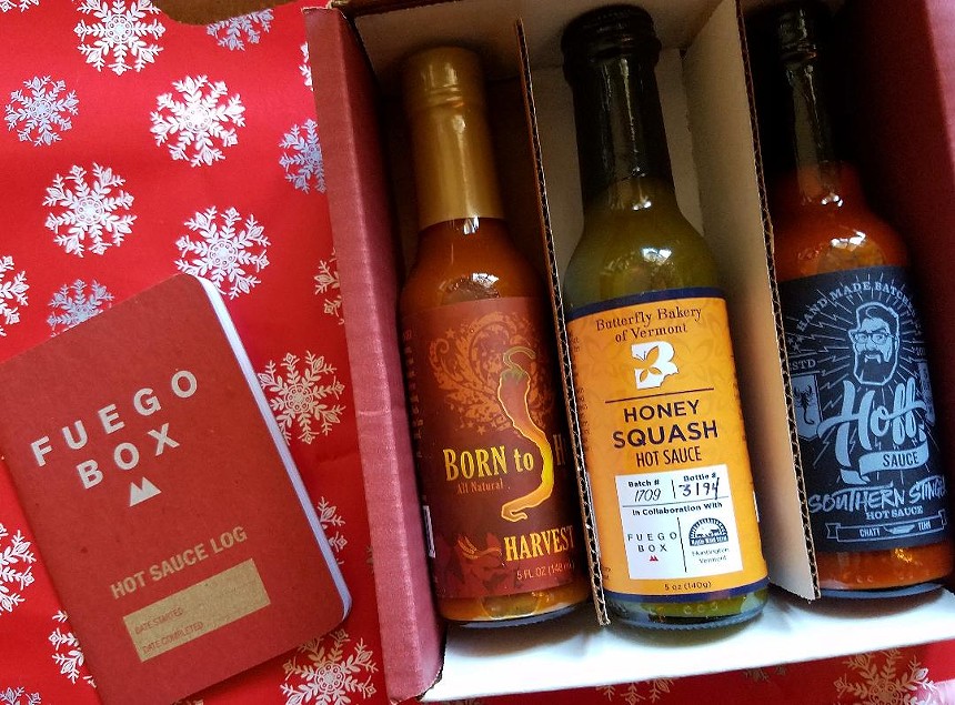 Have a box of hot sauce from Fuego Box delivered each month. - LINNEA COVINGTON