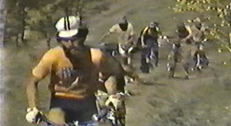 Mike Rust leading the pack. - YOUTUBE FILE PHOTO