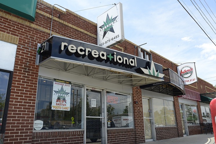 A recreational marijuana dispensary in Denver