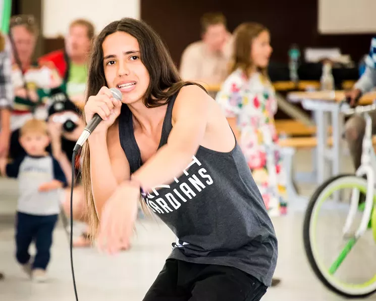 Although Xiuhtezcatl Martinez is well known in environmental circles for his activism, the teen also writes and performs hip-hop to elevate the climate-change discussion among youth audiences. - COURTESY OF XIUHTEZCATL MARTINEZ