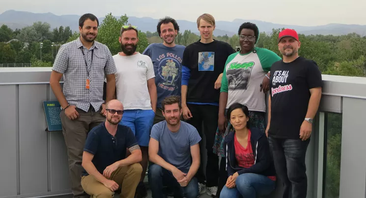 MORPHOS Digital Dome Artist-in-Residence 2015. Bach founded this residency in 2014, and it's now in its fourth year. - COURTESY OF ETHAN BACH