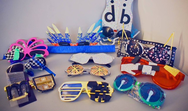 Make your own artsy sunglasses at the Dikeou Pop-Up. - SARAH STATON, SUPASTORE