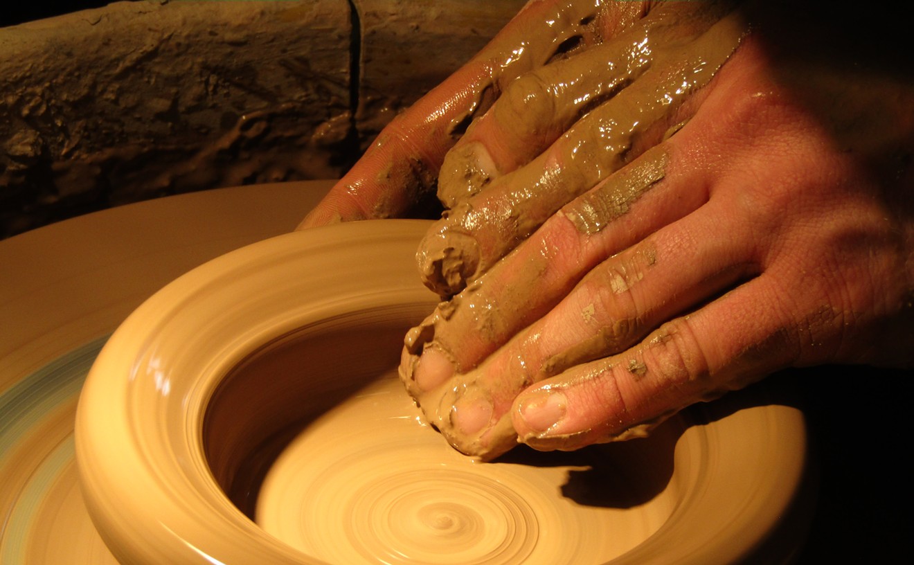 Clay becomes a vessel in the hands of an artist.