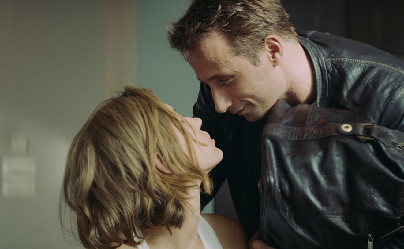 Matthias Schoenaerts (right) plays Gigi, a Flemish gangster who meets Bibi (Adele Exarchopoulos), a “cool girl” who can hang, doesn’t like frivolous things and can drive cars real fast in Michael R. Roskam’s Racer and the Jailbird.