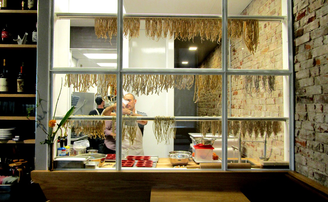 Housemade noodles in both Italian and Japanese form are part of the menu at the Wolf's Tailor.