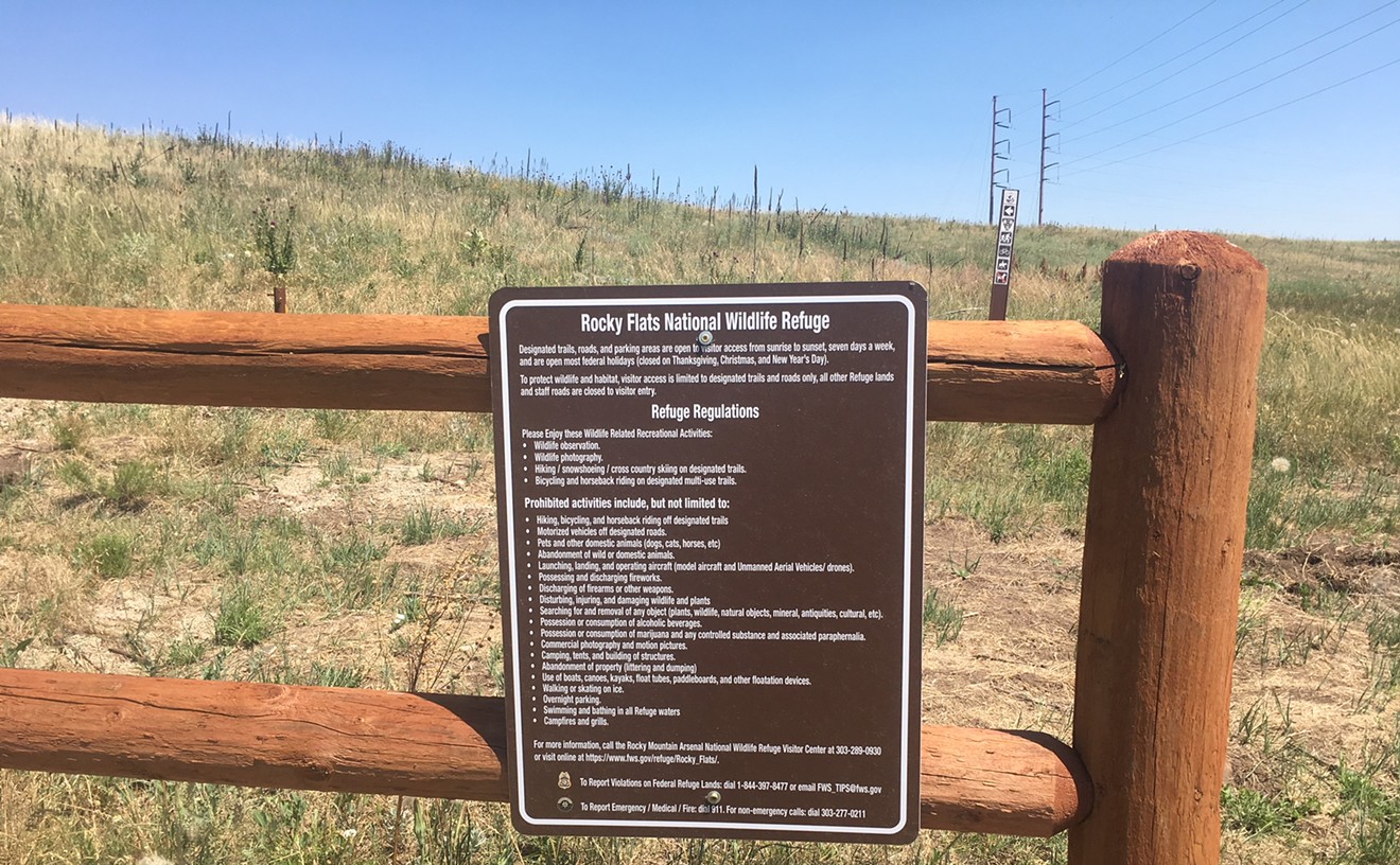 A southern entrance to the Rocky Flats National Wildlife Refuge.