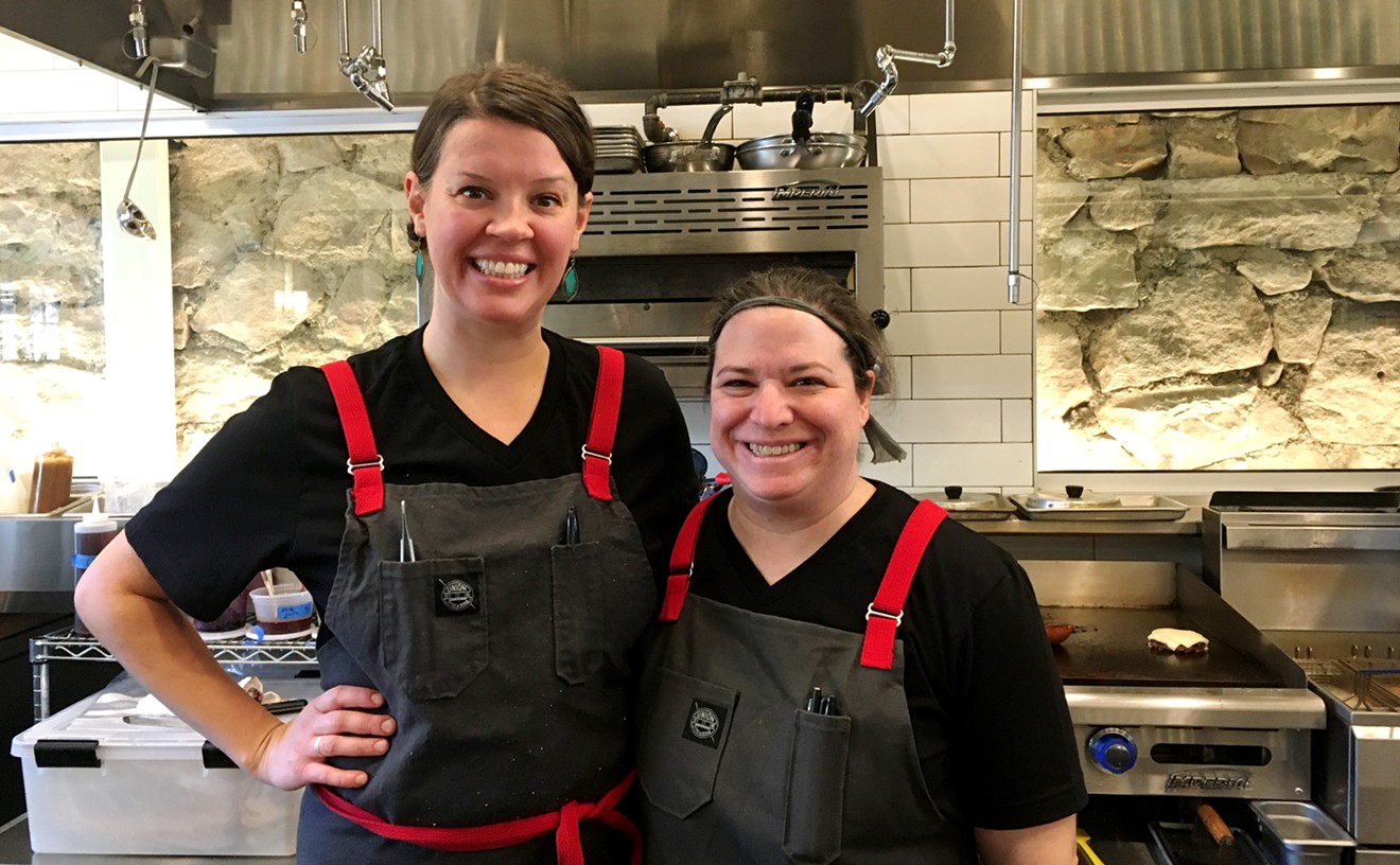 Chefs Carrie Baird (left) and Natascha Hess head Rose's Classic Americana and the Ginger Pig.