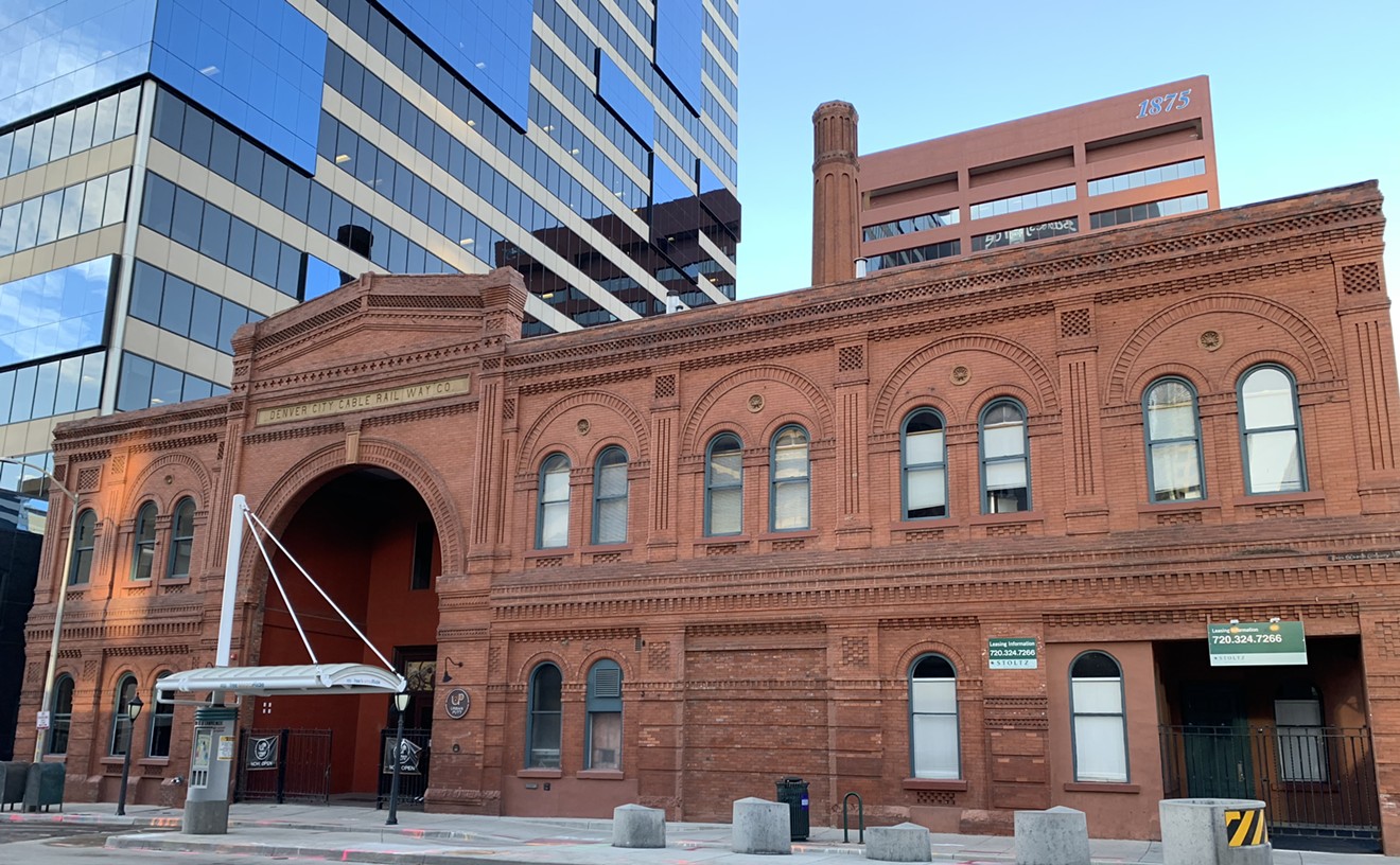 Dominion Voting Services is based in the Denver Tramway Building that once housed the Old Spaghetti Factory.