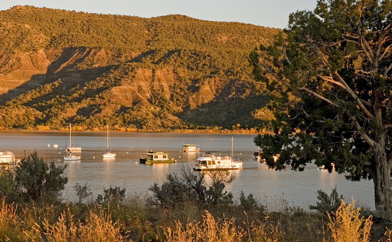 Boating is a highlight at Navajo State Park.