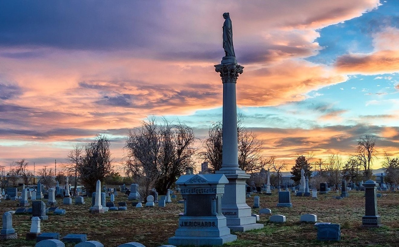 Denver's Riverside Cemetery is one of the Colorado haunts that send shivers up spines.