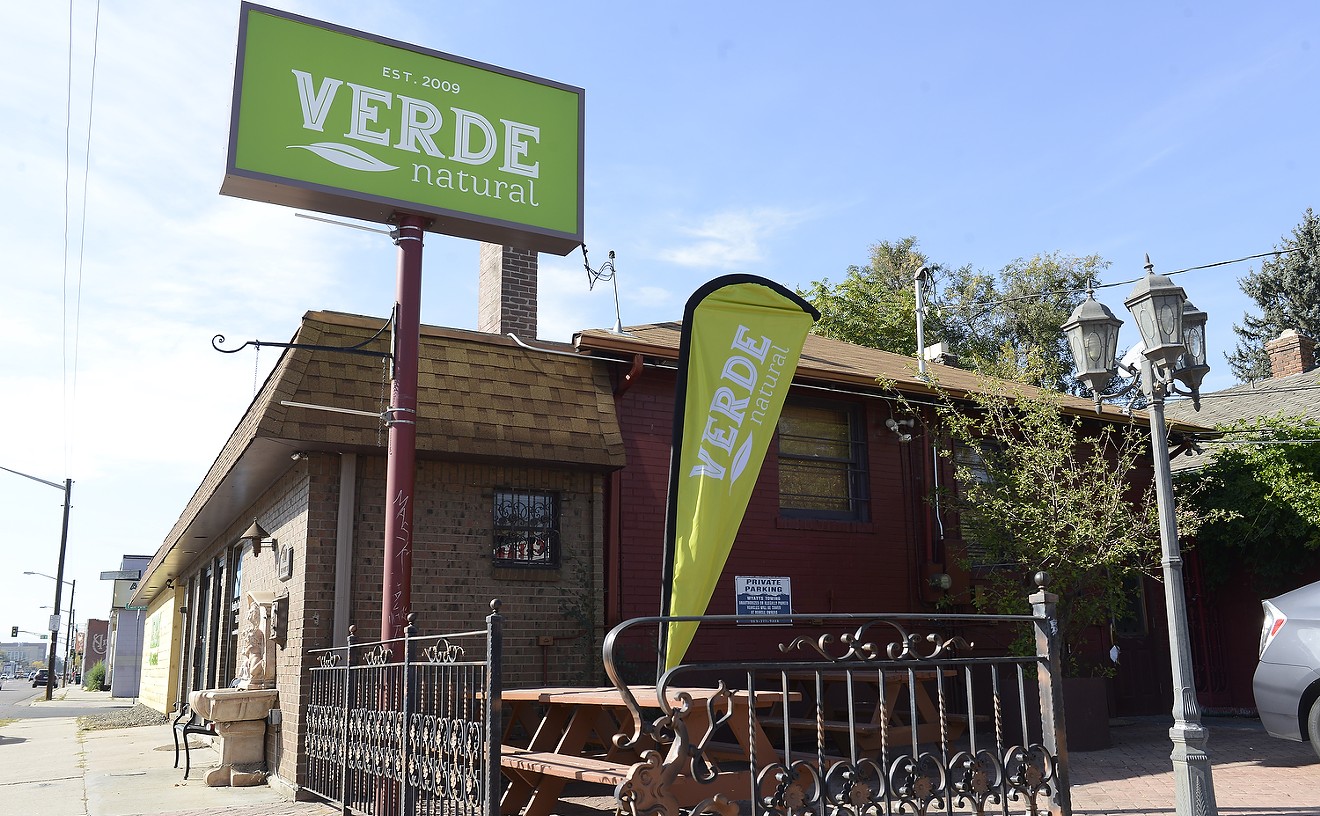Best Dispensary Cultivation 2019 Verde Natural Best of Denver® Best Restaurants, Bars, Clubs, Music and Stores in Denver Westword