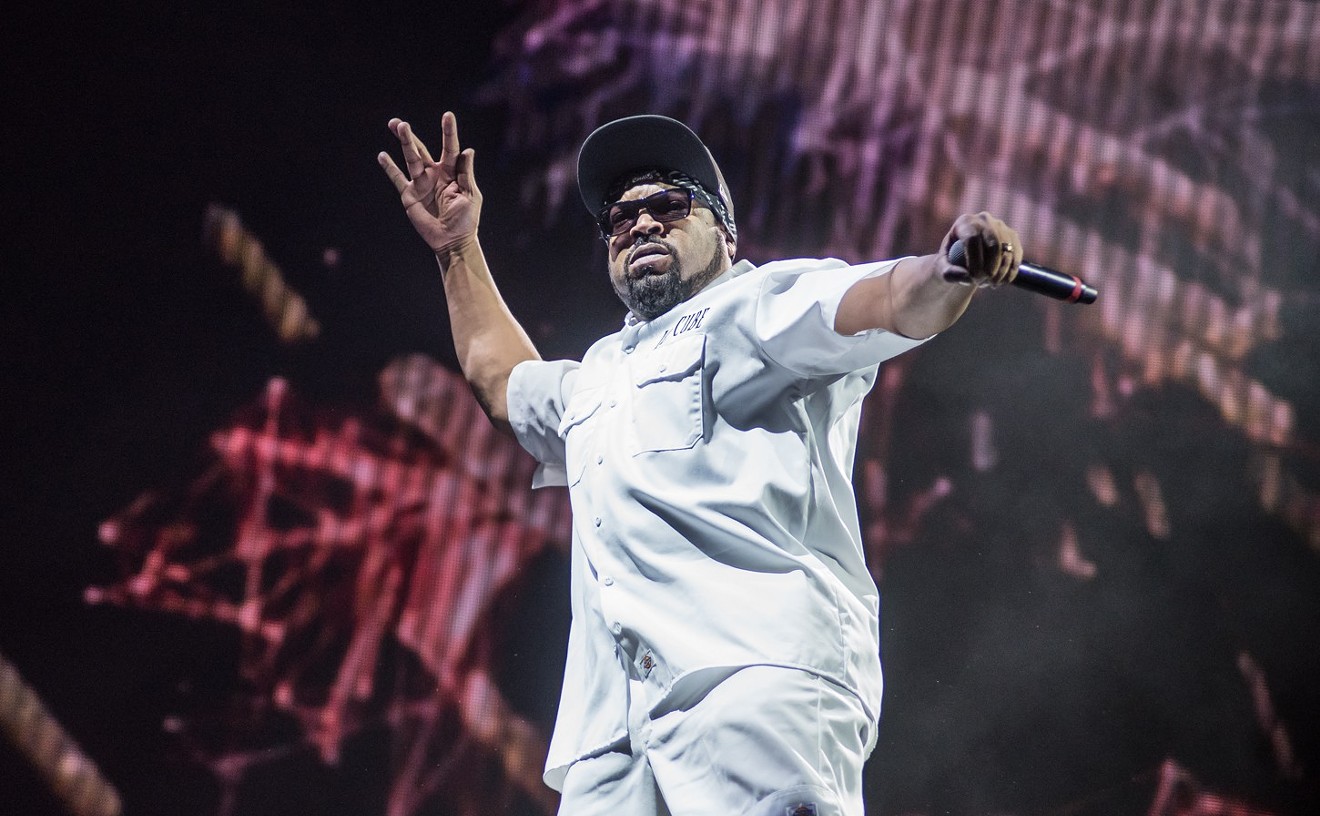 Ice Cube performing at Coachella.