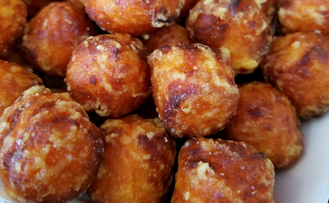 These sweet potato tots are tater free at Fire on the Mountain.
