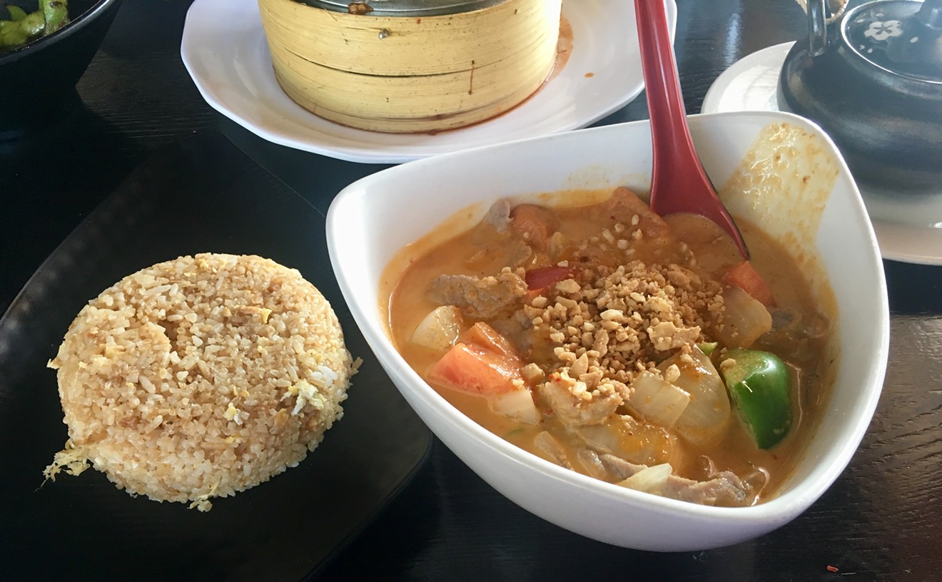 A creamy panang curry at Thai Basil.